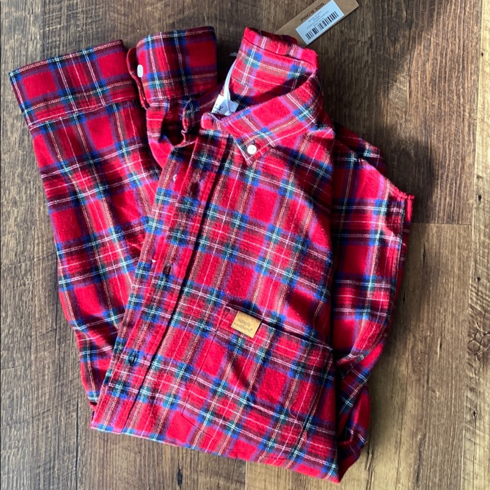 Simply southern flannel shirt size medium